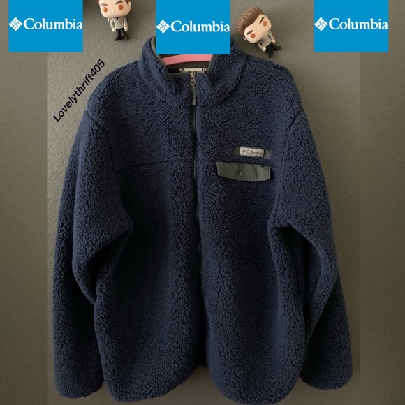 columbia mountain side heavy full zip fleece